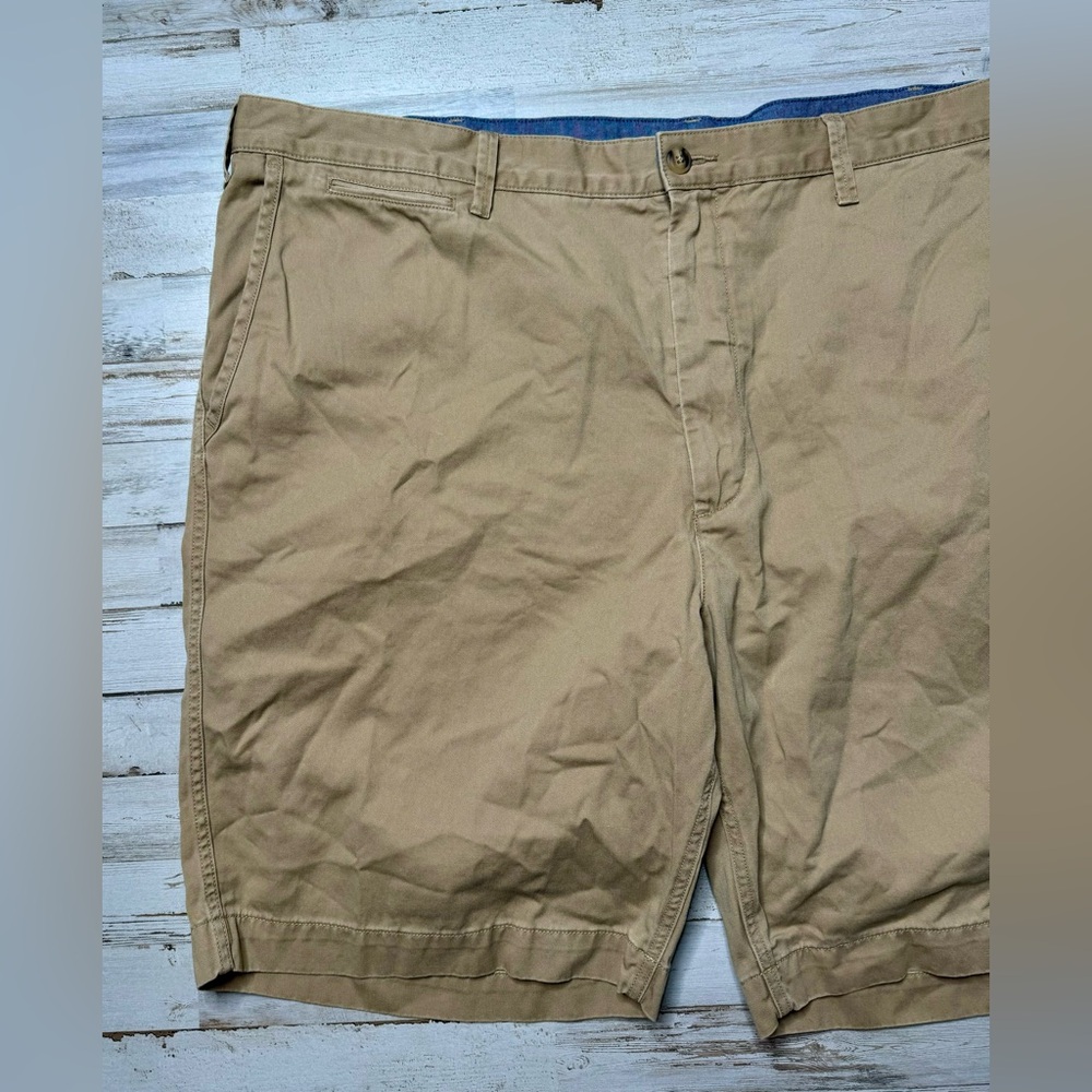 Polo Ralph Lauren Mens Chino Shorts Size 46B Khaki Stretch Classic Fit 10” - Picture 3 of 10